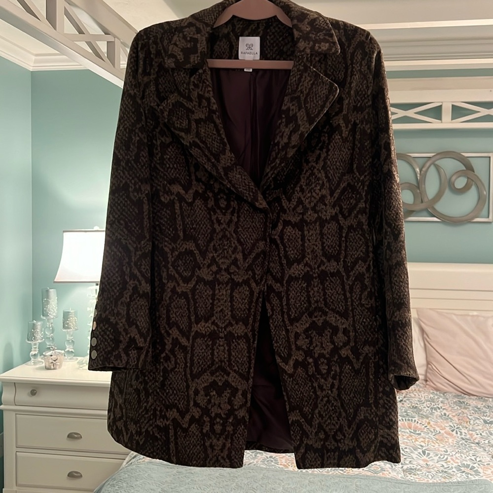 Rafaella lined coat. NWOT